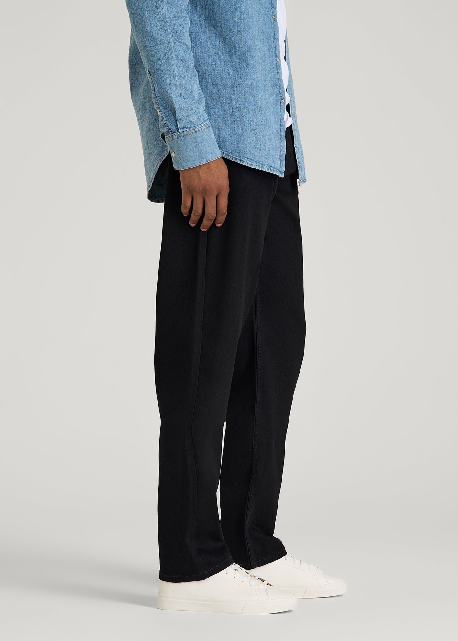 American Tall Outlet | Mason Relaxed Fit Jeans for Tall Men in Optimum Black
