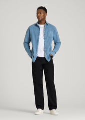 American Tall Outlet | Mason Relaxed Fit Jeans for Tall Men in Optimum Black