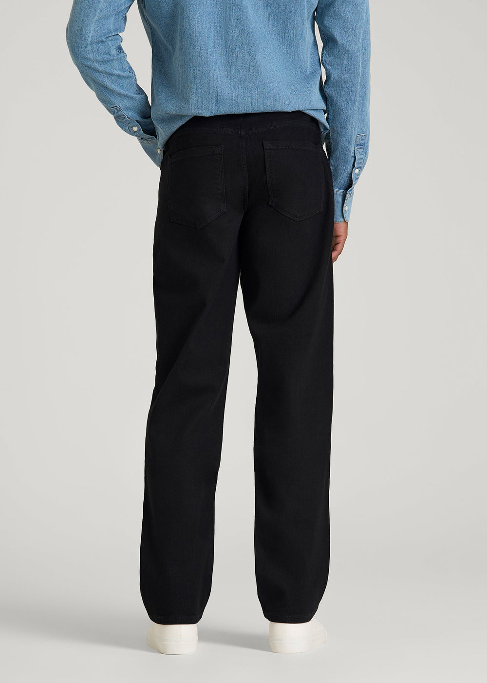 American Tall Outlet | Mason Relaxed Fit Jeans for Tall Men in Optimum Black