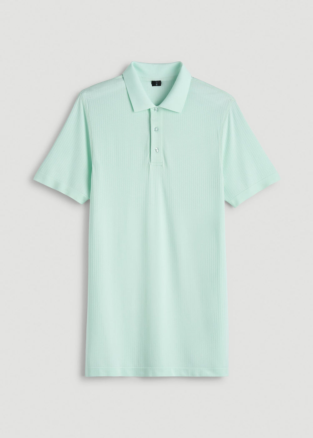 American Tall Online Shop | Performance Vented Golf Polo for Tall Men in Opal Blue