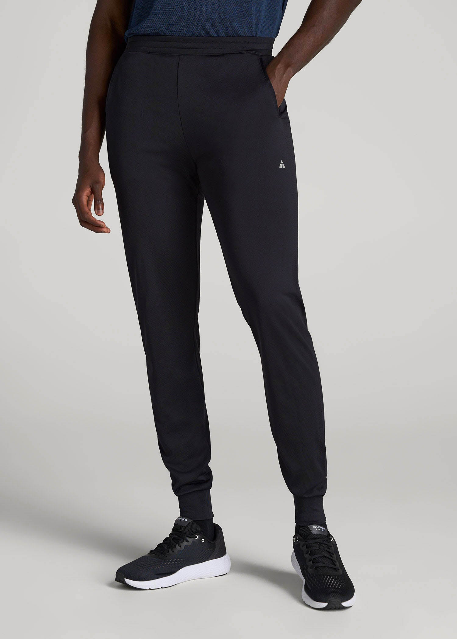 American Tall Discount | A.T. Performance Engineered Joggers for Tall Men in Black
