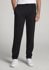 American Tall Online | Athletic Stripe Pants for Tall Men in Black
