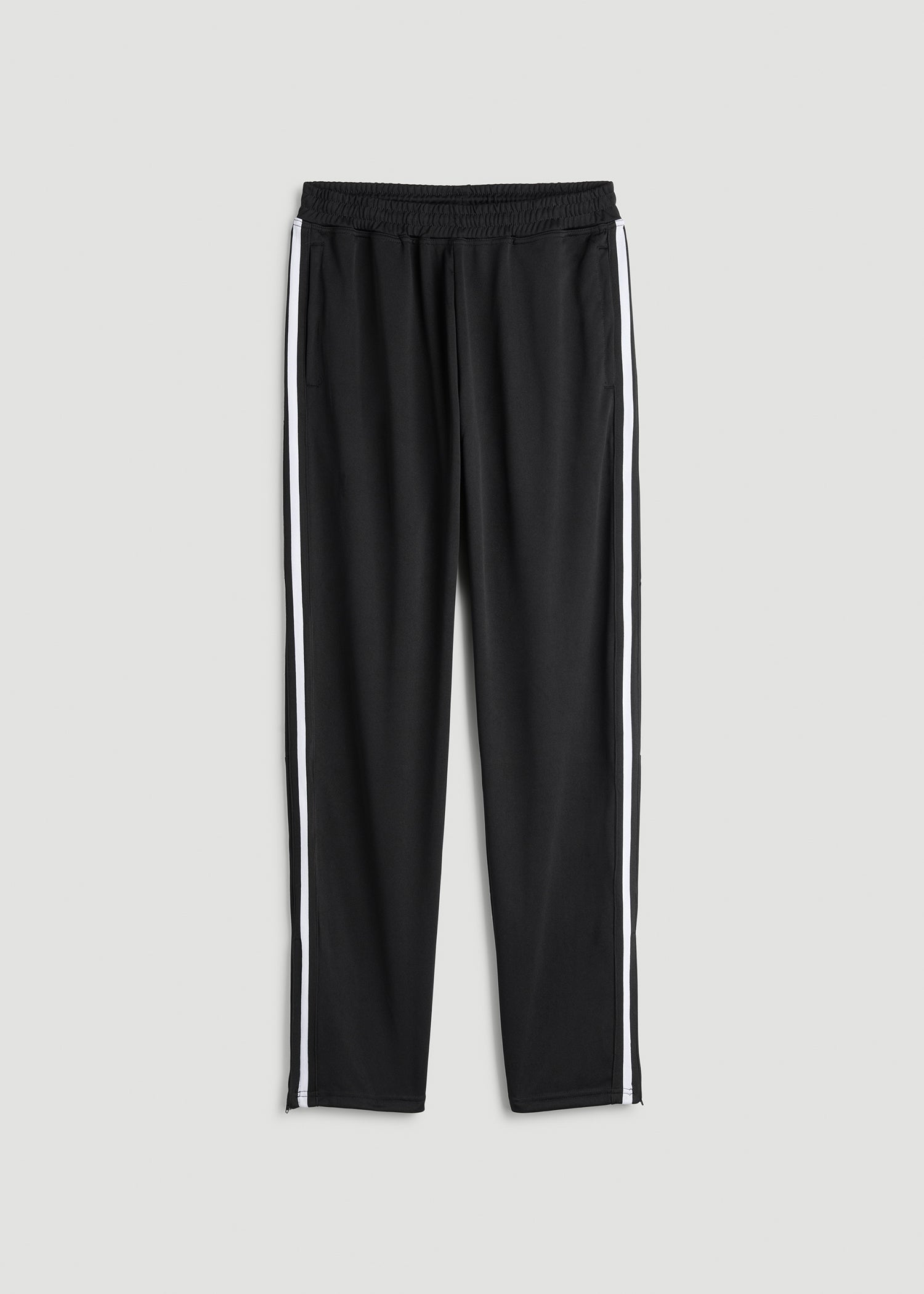 American Tall Online | Athletic Stripe Pants for Tall Men in Black
