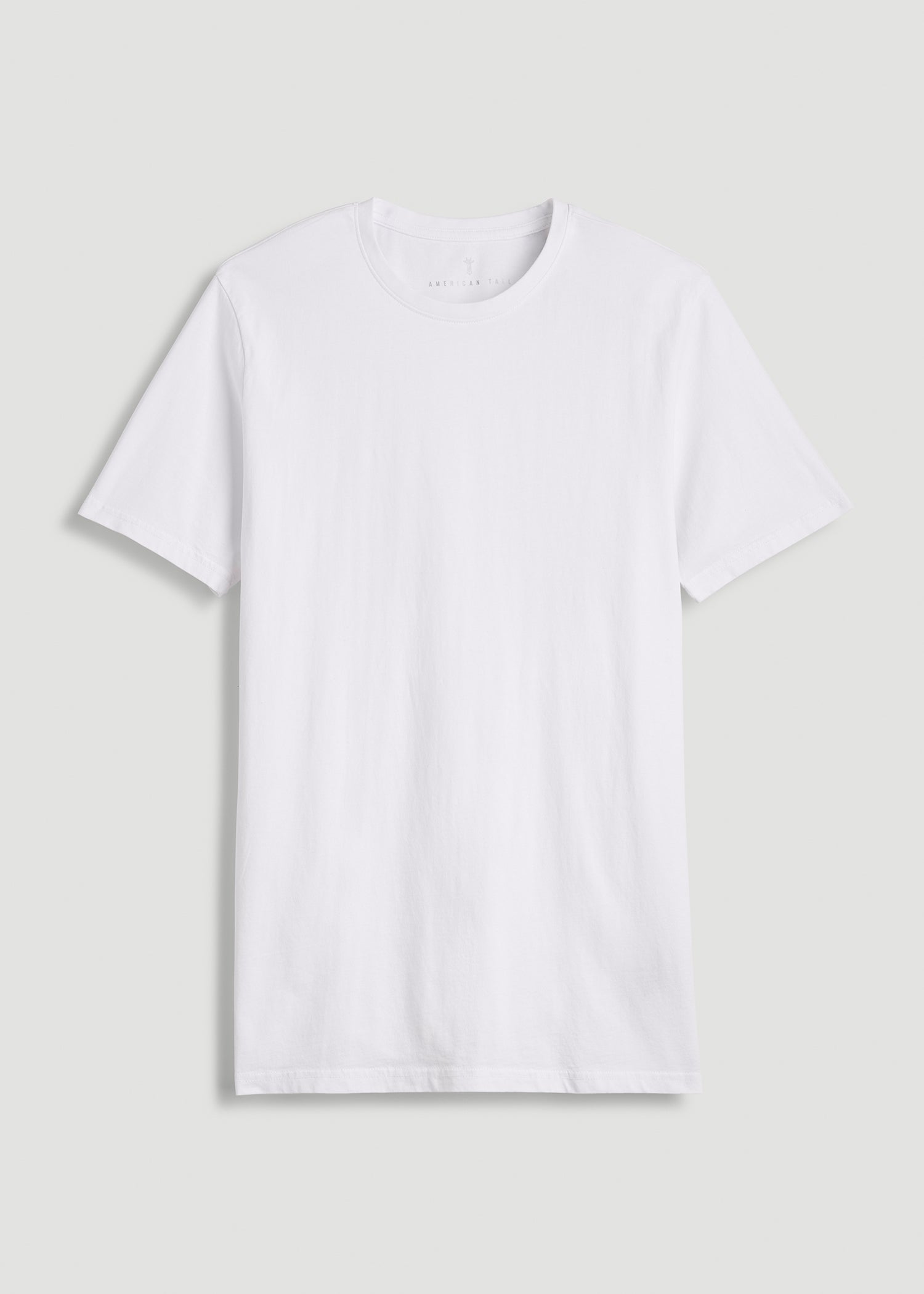 American Tall Sale | The Everyday Regular Fit Crewneck T-Shirt for Tall Men in White