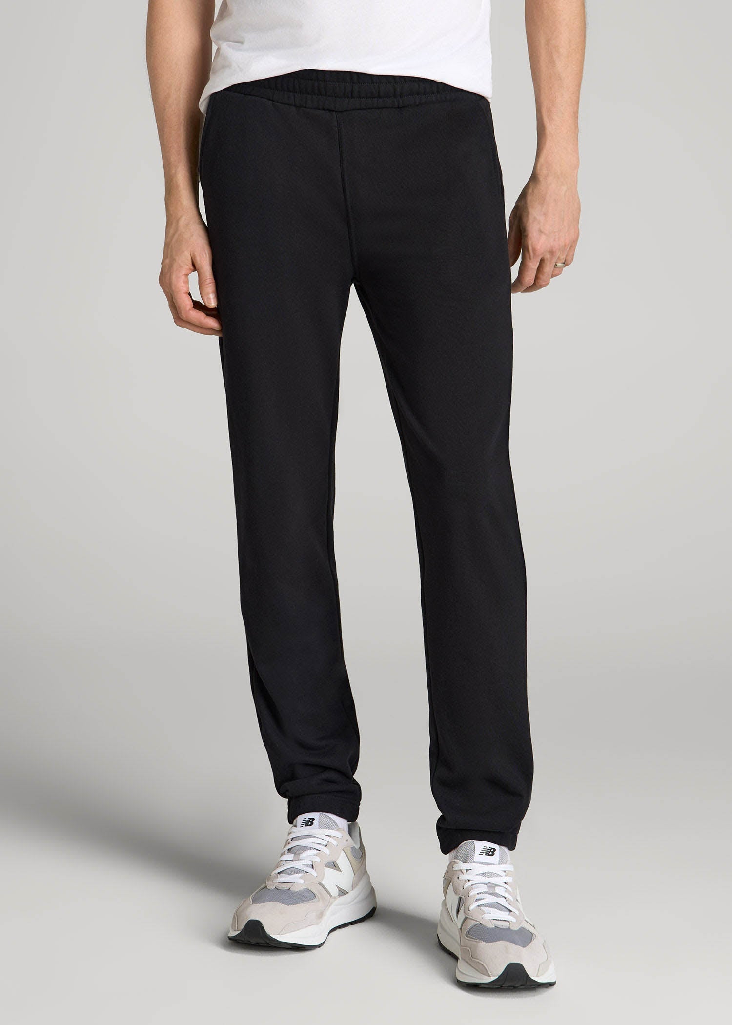 American Tall Outlet | Wearever French Terry Sweatpants for Tall Men in Black
