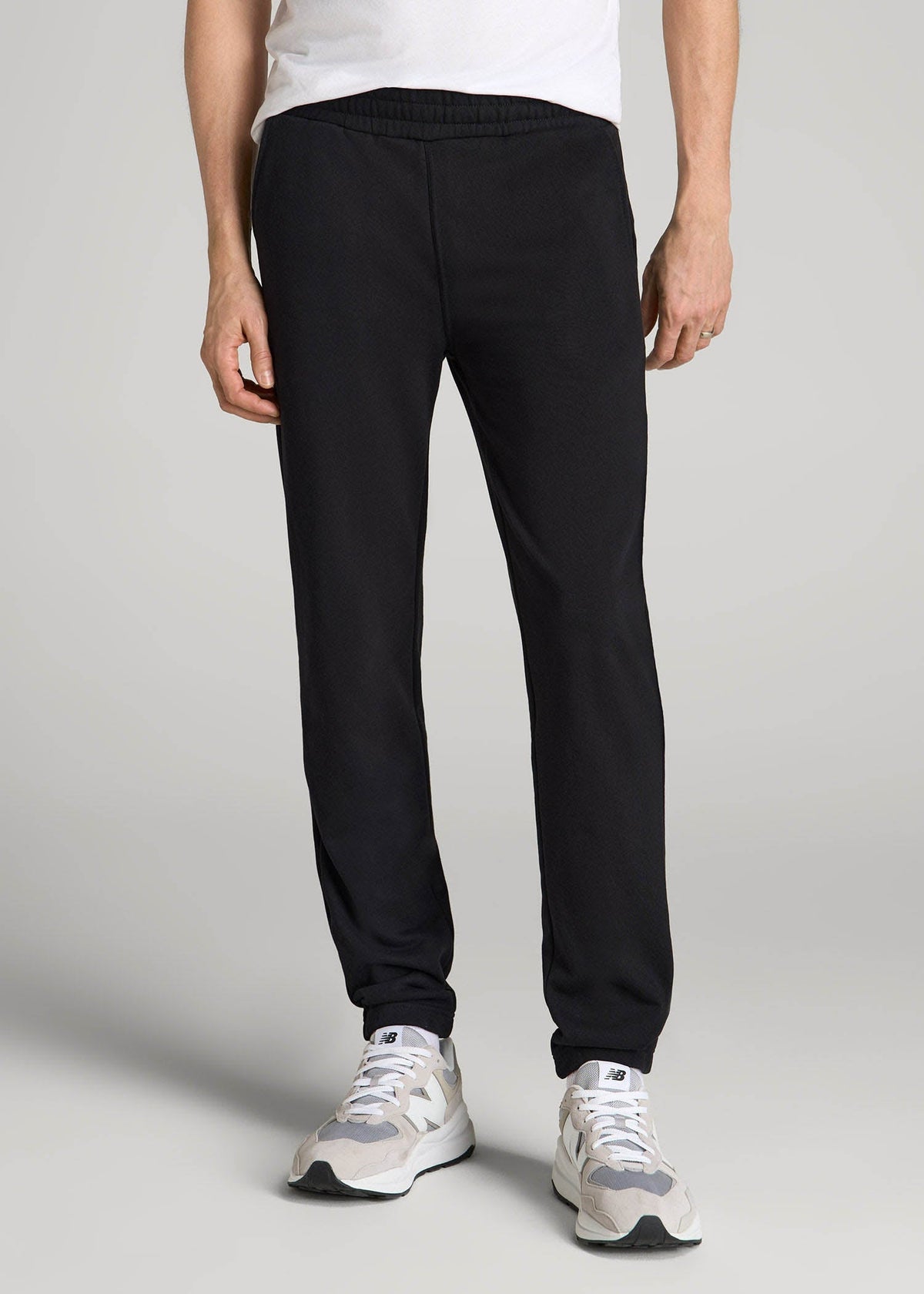 American Tall Outlet | Wearever French Terry Sweatpants for Tall Men in Black