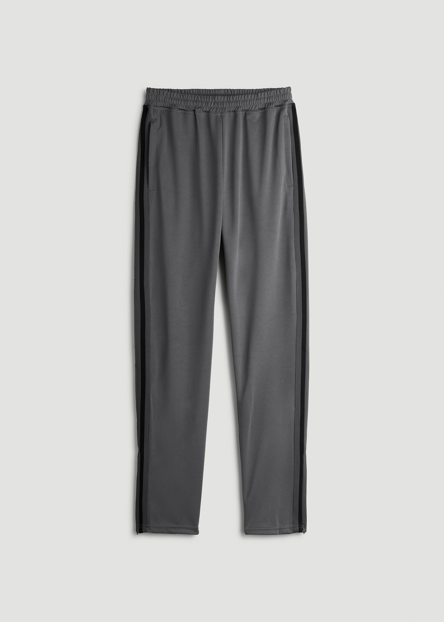 American Tall For Sale | Athletic Stripe Pants for Tall Men in Grey-Black Stripe
