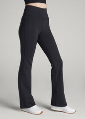American Tall Discount | Balance Flare Yoga Pants for Tall Women in Black