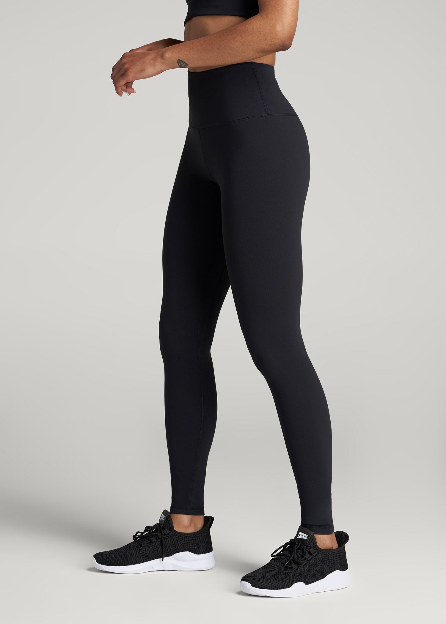 American Tall Online | Balance High-Rise Leggings for Tall Women in Black