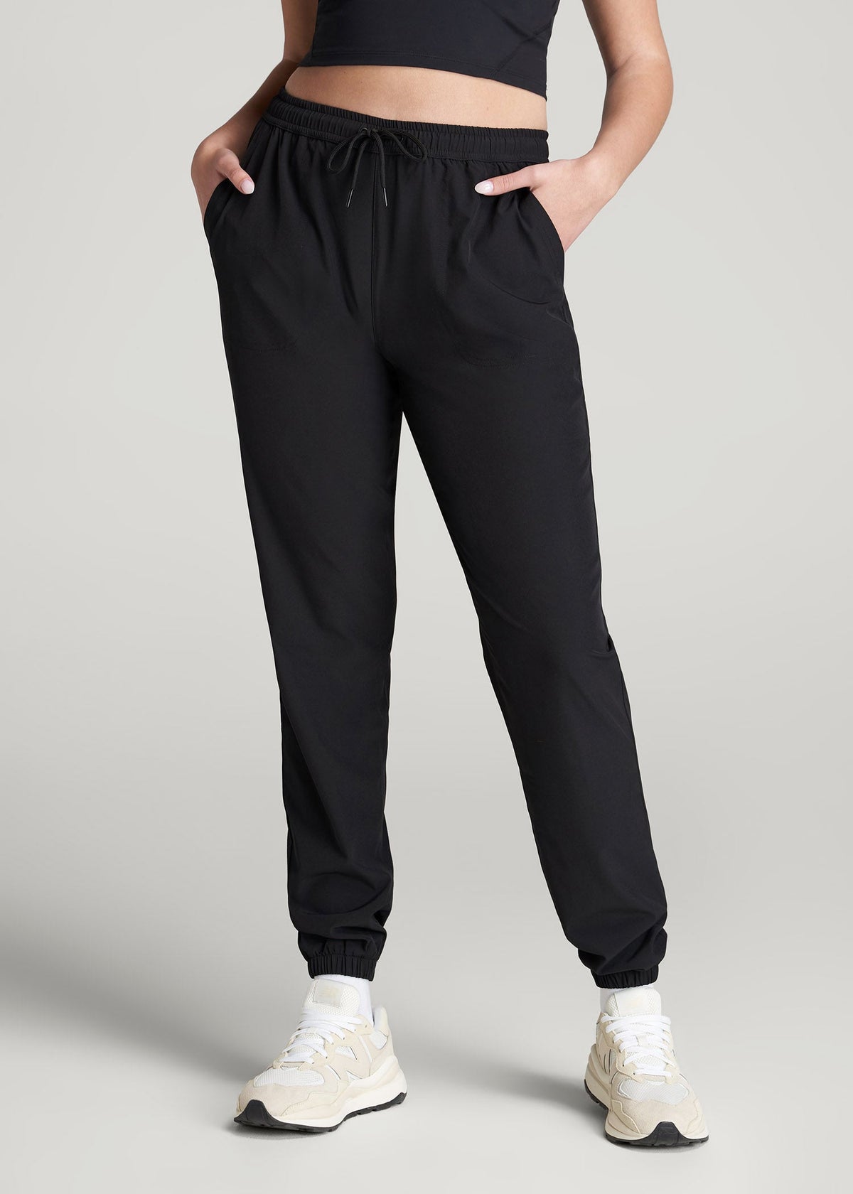 American Tall For Sale | Hybrid Joggers for Tall Women in Black