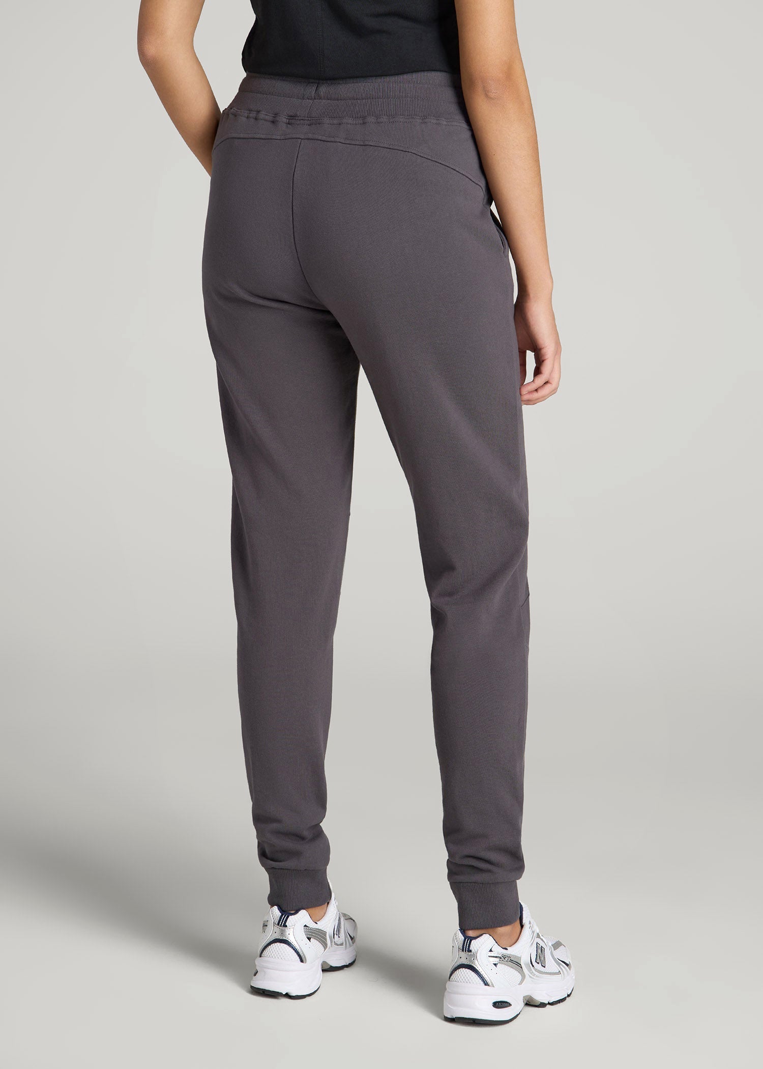 American Tall Online Shop | Wearever French Terry Joggers for Tall Women in Charcoal