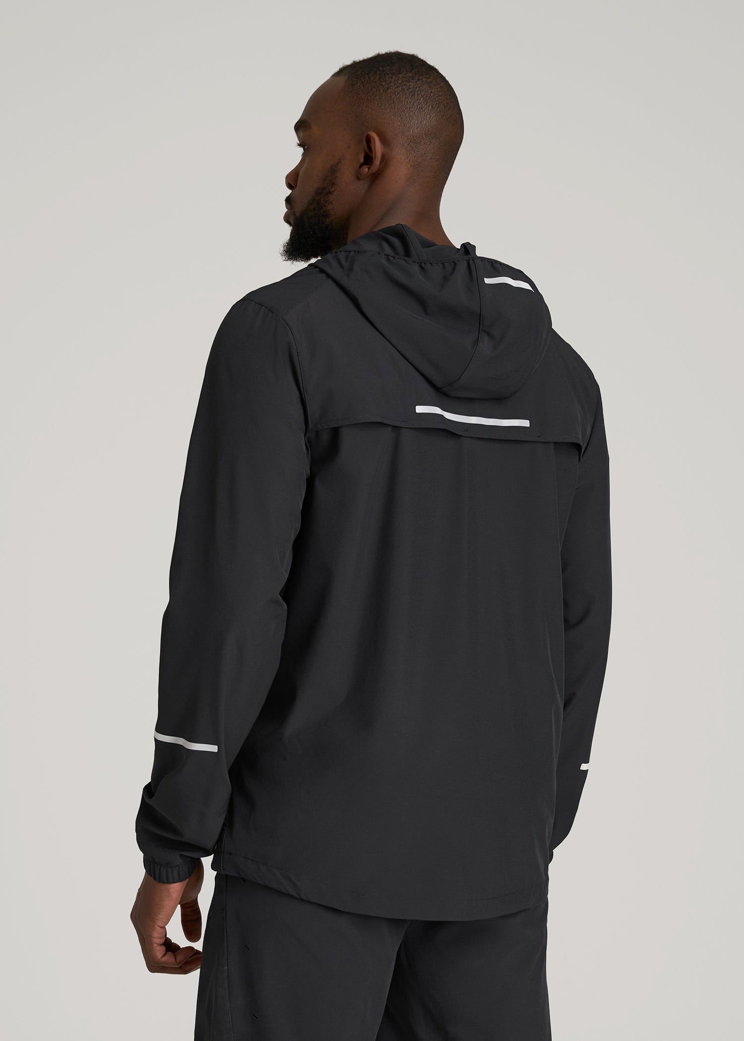 American Tall Sale | Featherweight Packable Anorak for Tall Men in Black