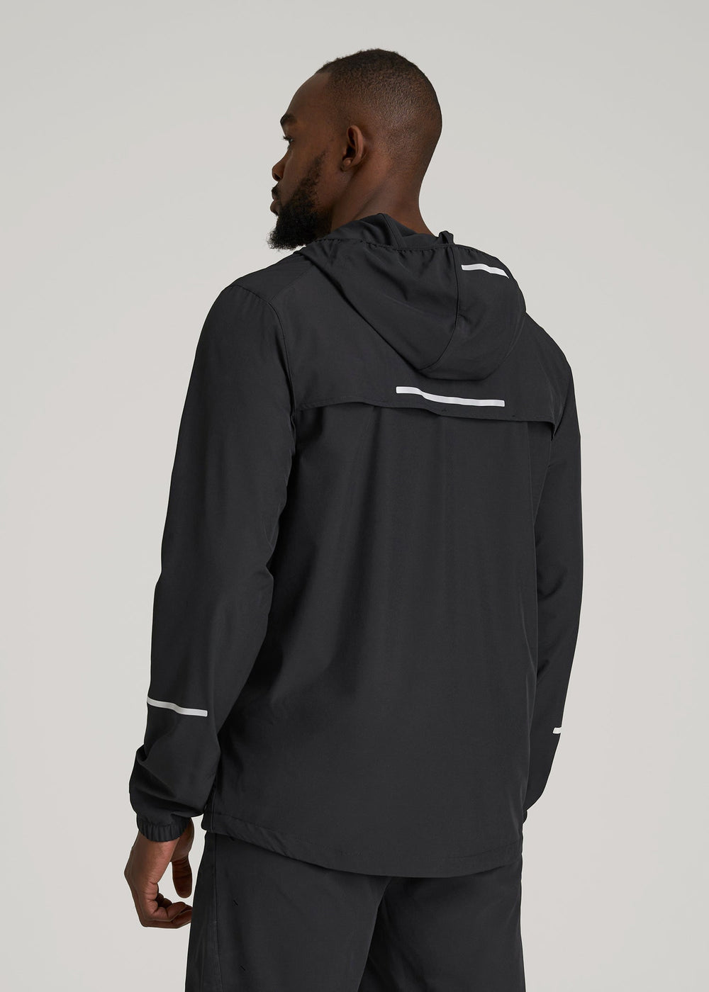 American Tall Sale | Featherweight Packable Anorak for Tall Men in Black