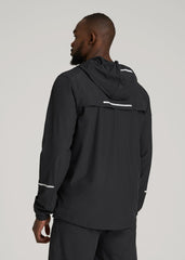 American Tall Sale | Featherweight Packable Anorak for Tall Men in Black