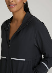 American Tall Outlet | Featherweight Packable Jacket for Tall Women in Black