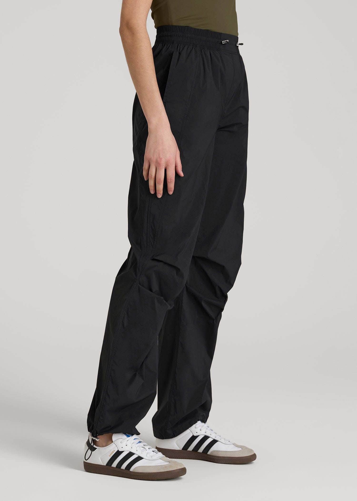 American Tall Online Shop | Parachute Jogger for Tall Women in Black