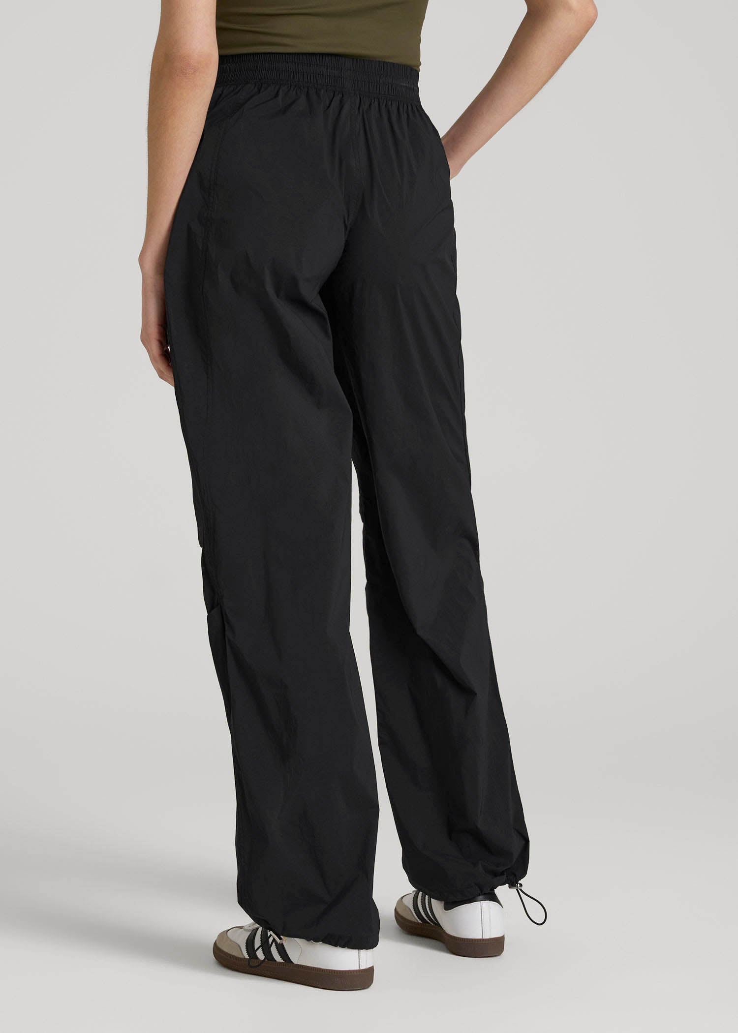 American Tall Online Shop | Parachute Jogger for Tall Women in Black