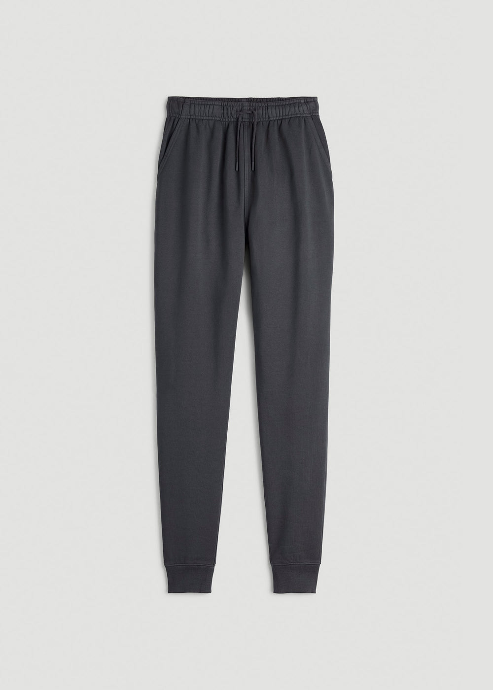 American Tall Online | Garment Dyed Joggers for Tall Women in Washed Charcoal Rinse