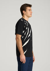 American Tall For Sale | Monochrome Flag Graphic Tee for Tall Men in Black