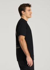 American Tall Discount | Rodeo Graphic Tee for Tall Men in Black