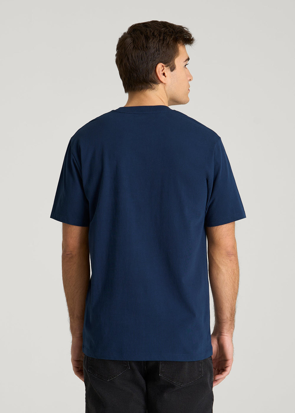 American Tall Online | Crest Graphic Tee for Tall Men in Blue