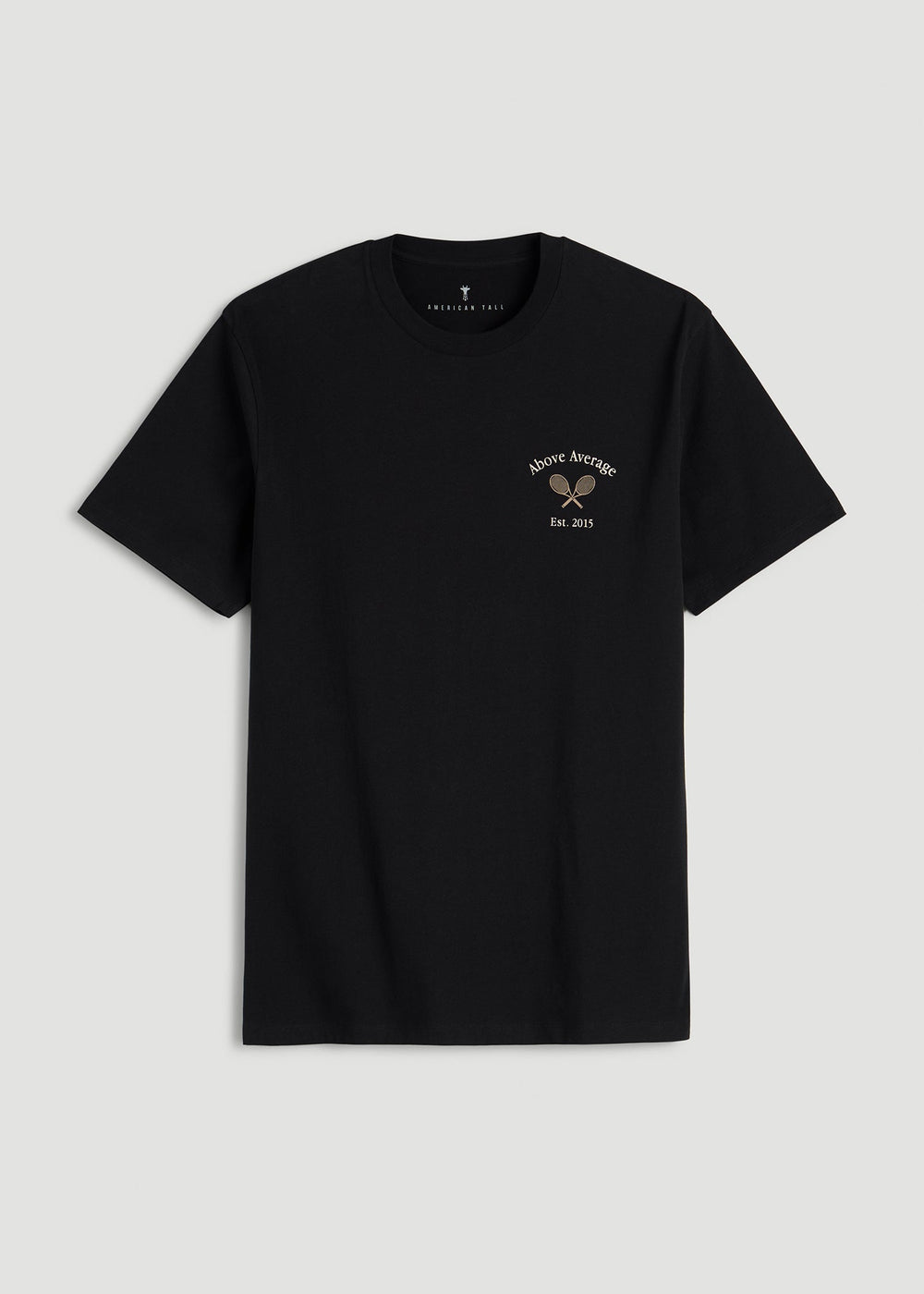 American Tall Online Shop | Country Club Graphic Tee for Tall Men in Black