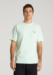 American Tall Discount | Country Club Graphic Tee for Tall Men in Blue