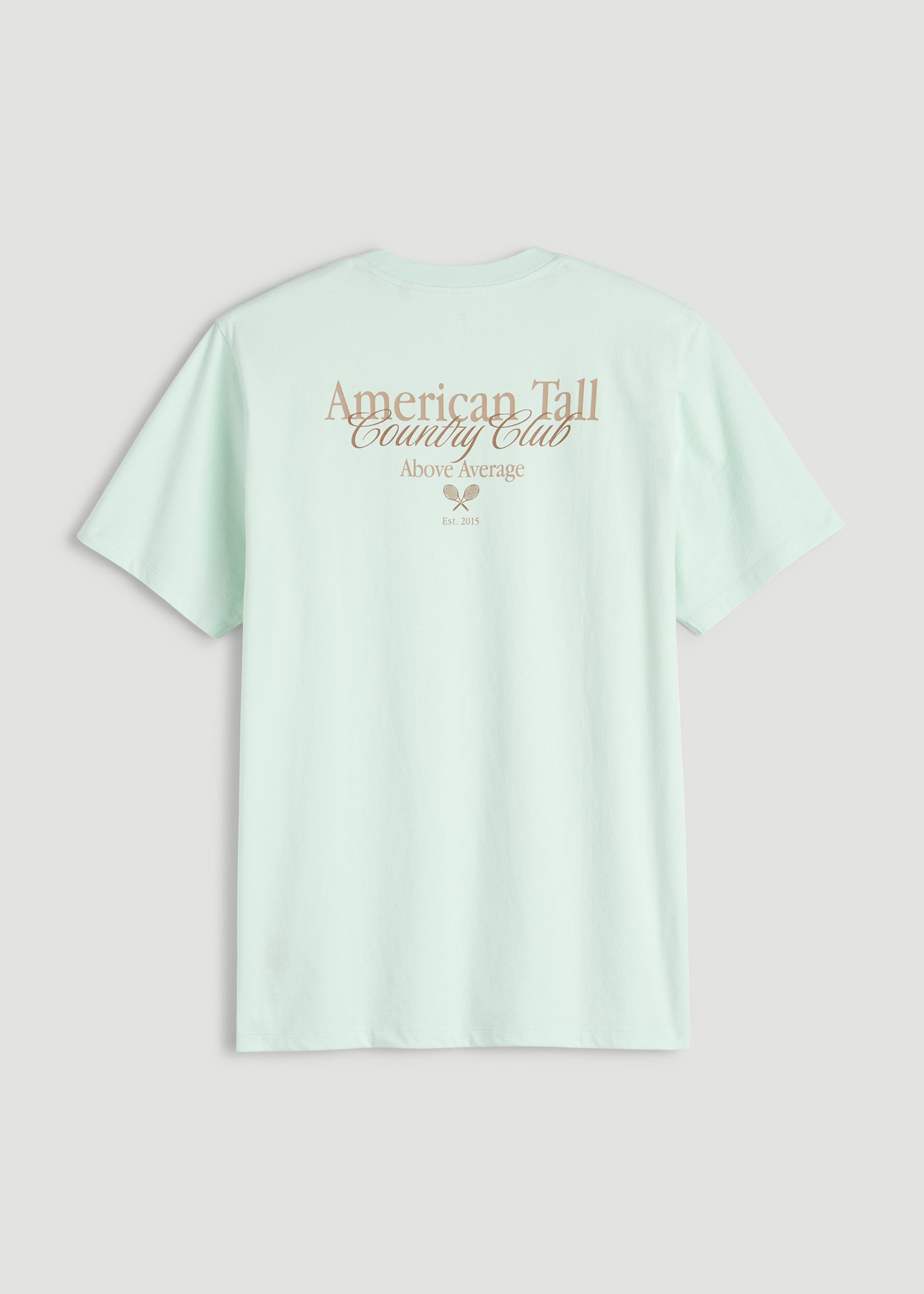 American Tall Discount | Country Club Graphic Tee for Tall Men in Blue