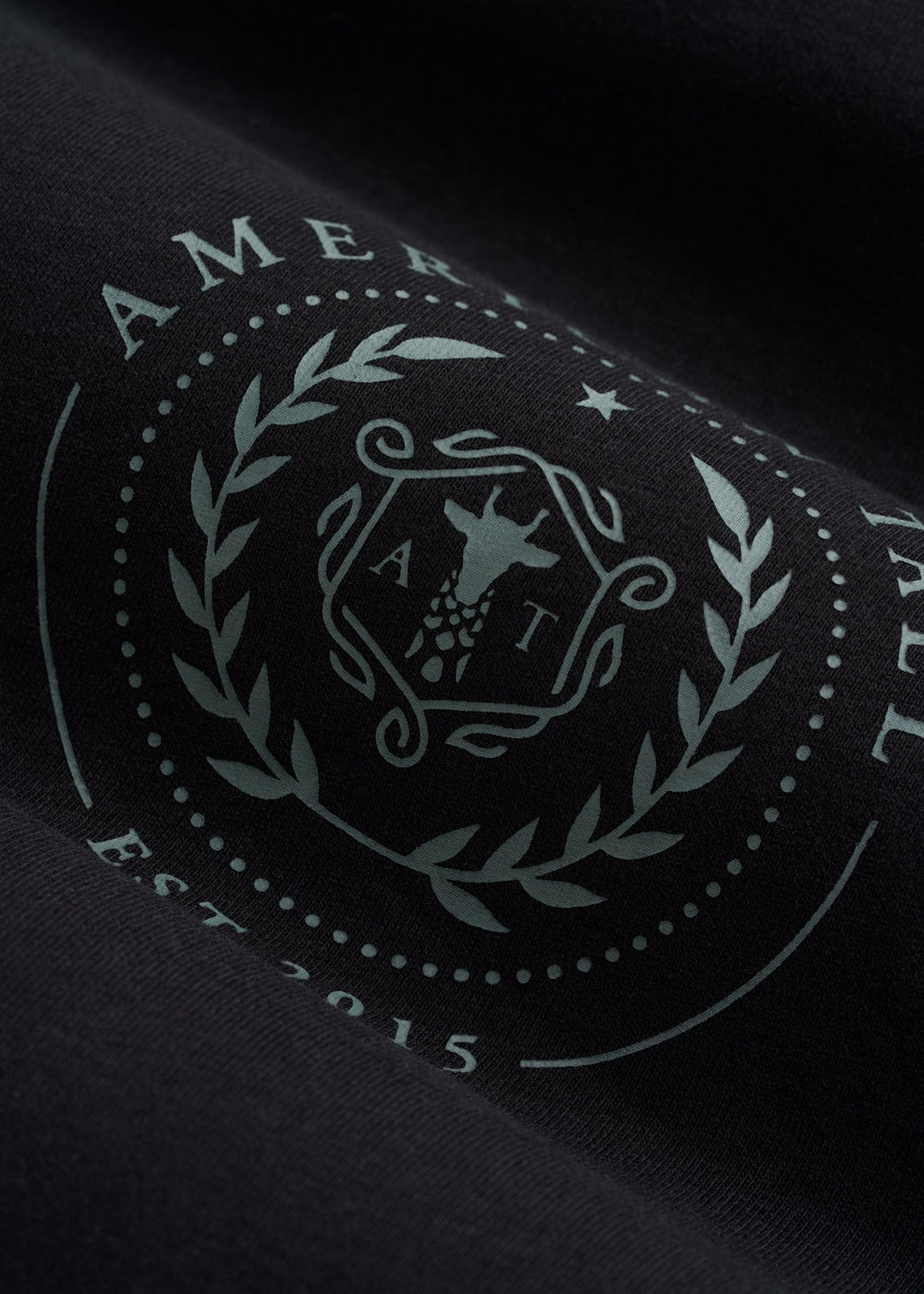 American Tall Online | Crest Graphic Tee for Tall Men in Black