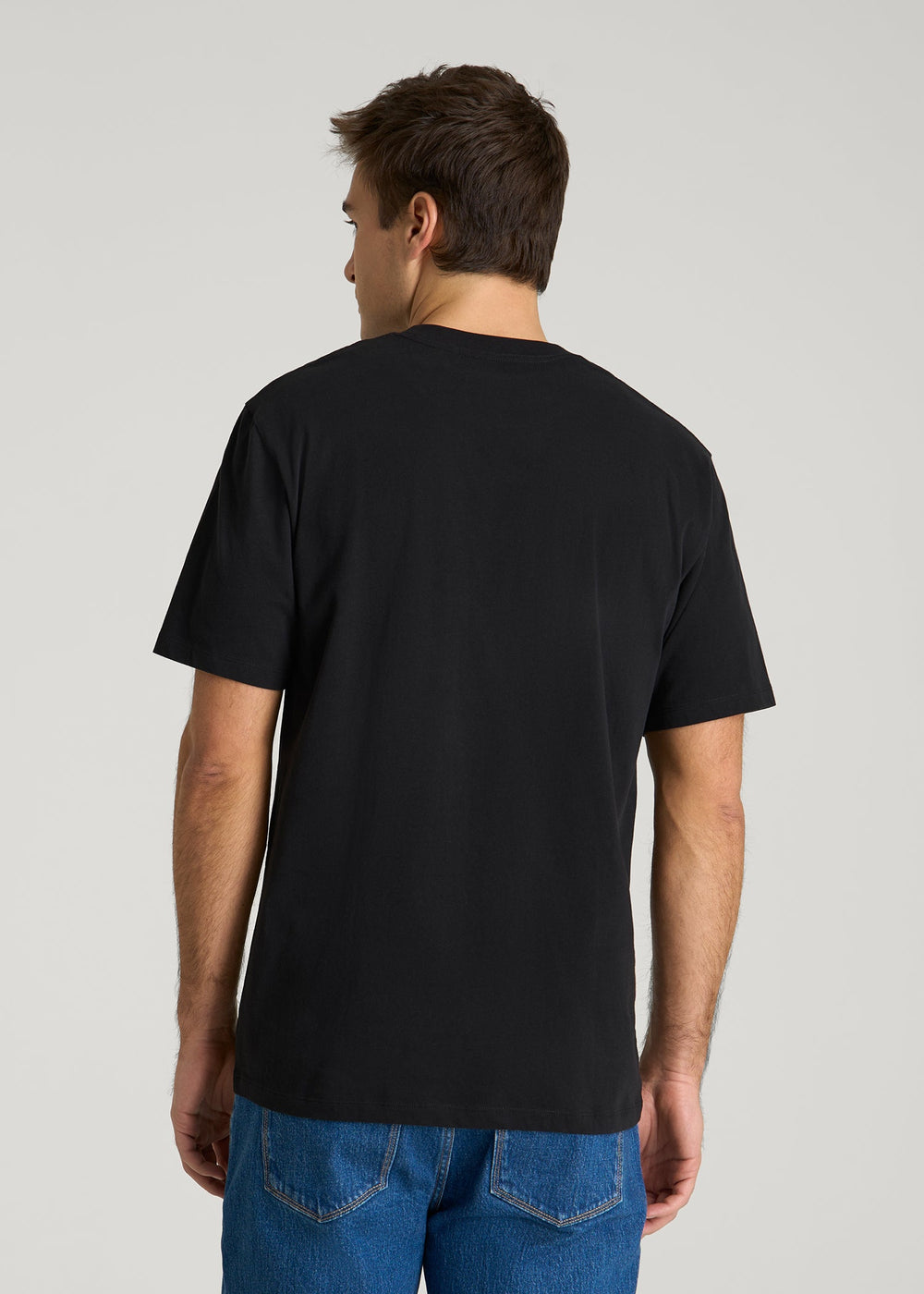 American Tall Sale | Mission Graphic Tee for Tall Men in Black