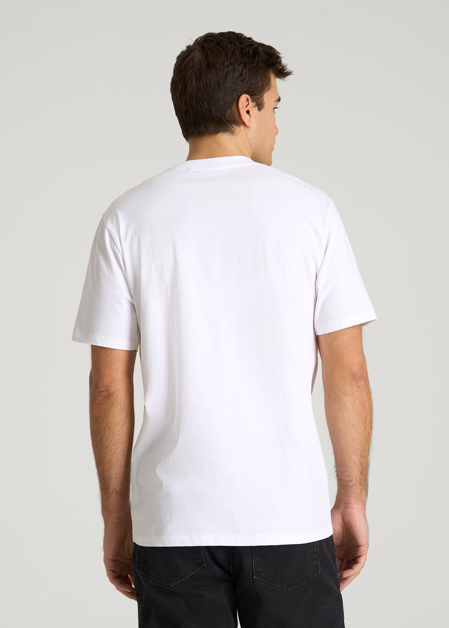 American Tall For Sale | Mission Graphic Tee for Tall Men in White