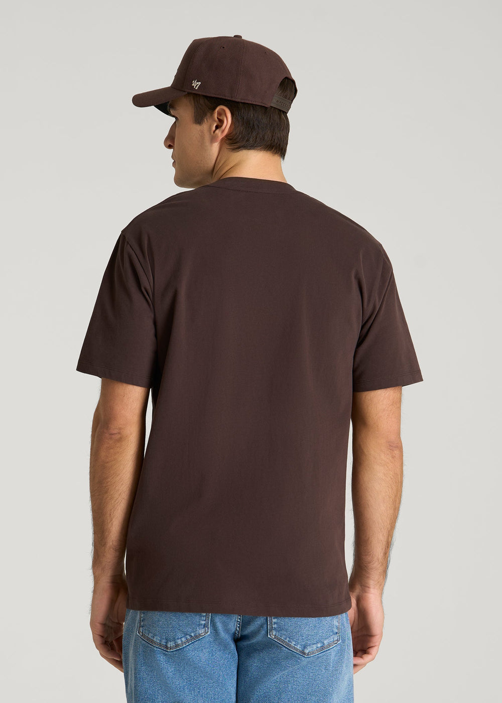 American Tall Online Shop | Mission Graphic Tee for Tall Men in Brown