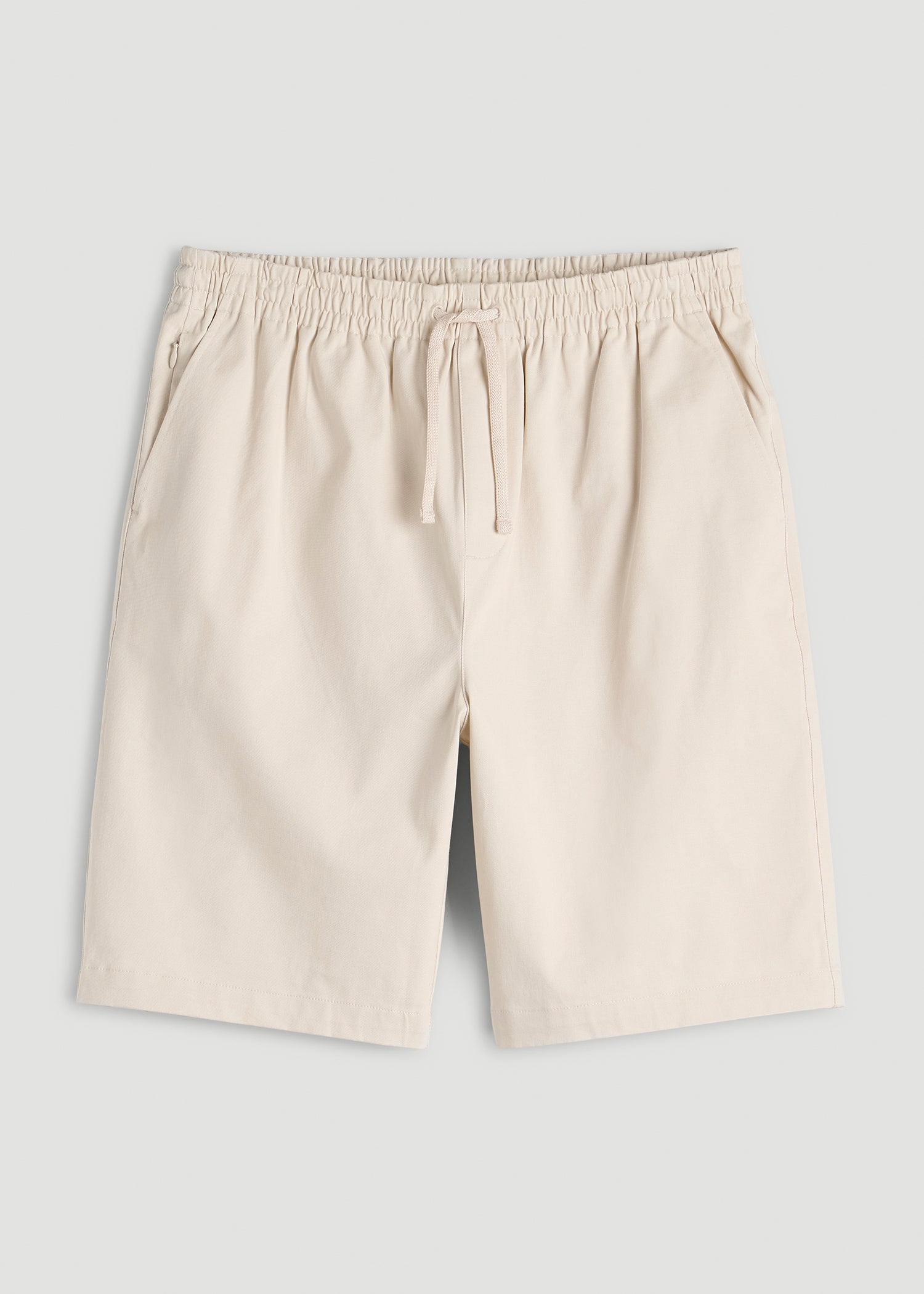 American Tall Sale | Stretch Commuter Pull-on Short for Tall Men in White Sand