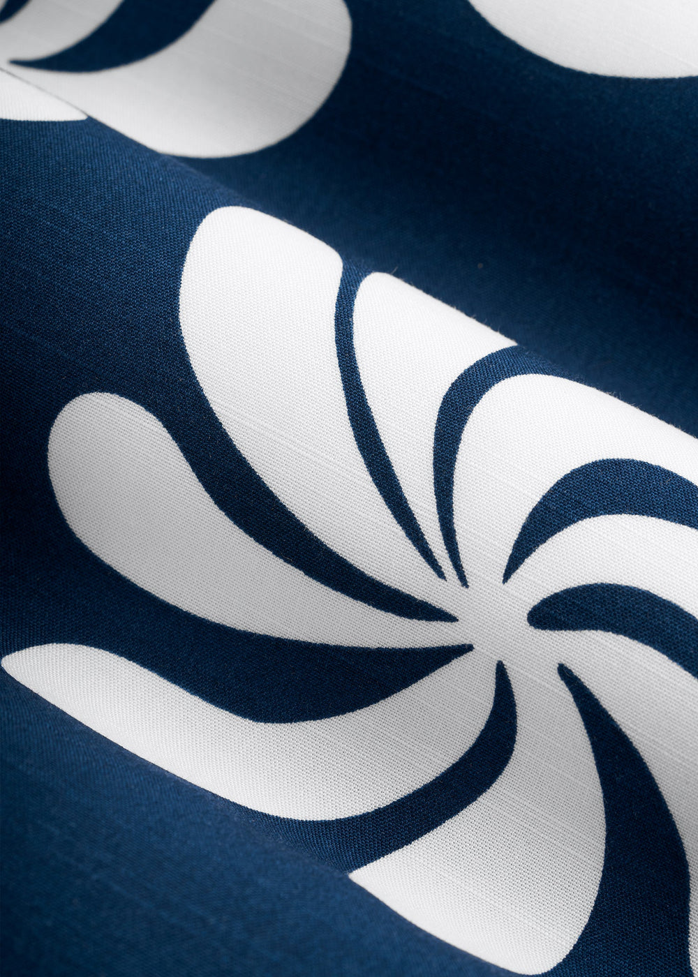 American Tall Discount | Short Sleeve Resort Shirt for Tall Men in Navy Fantasy Floral
