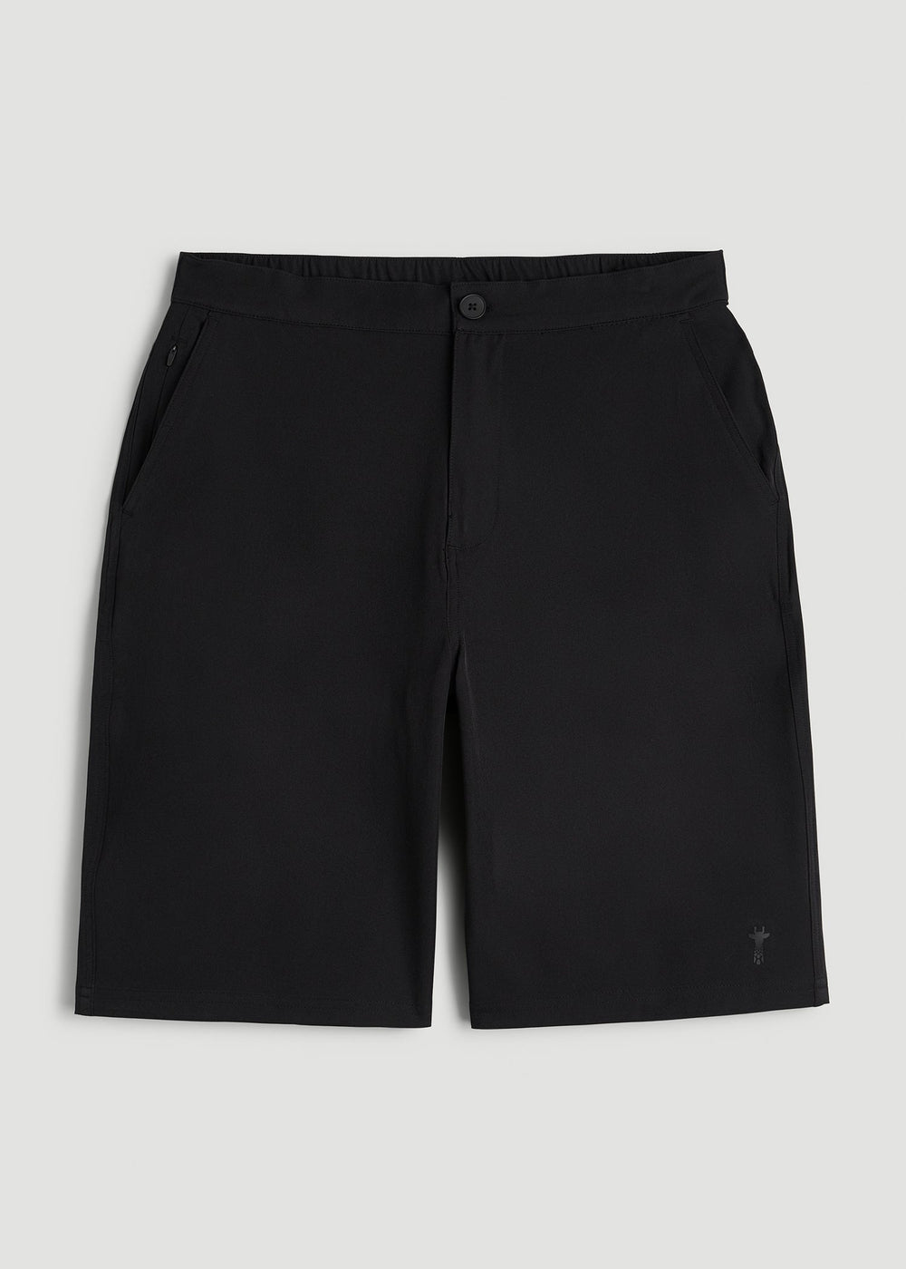 American Tall Online | Stretch Hybrid Shorts for Tall Men in Deep Black