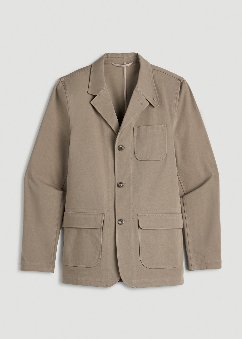American Tall For Sale | Stretch Commuter Chino Sport Coat for Tall Men in Dusty Khaki