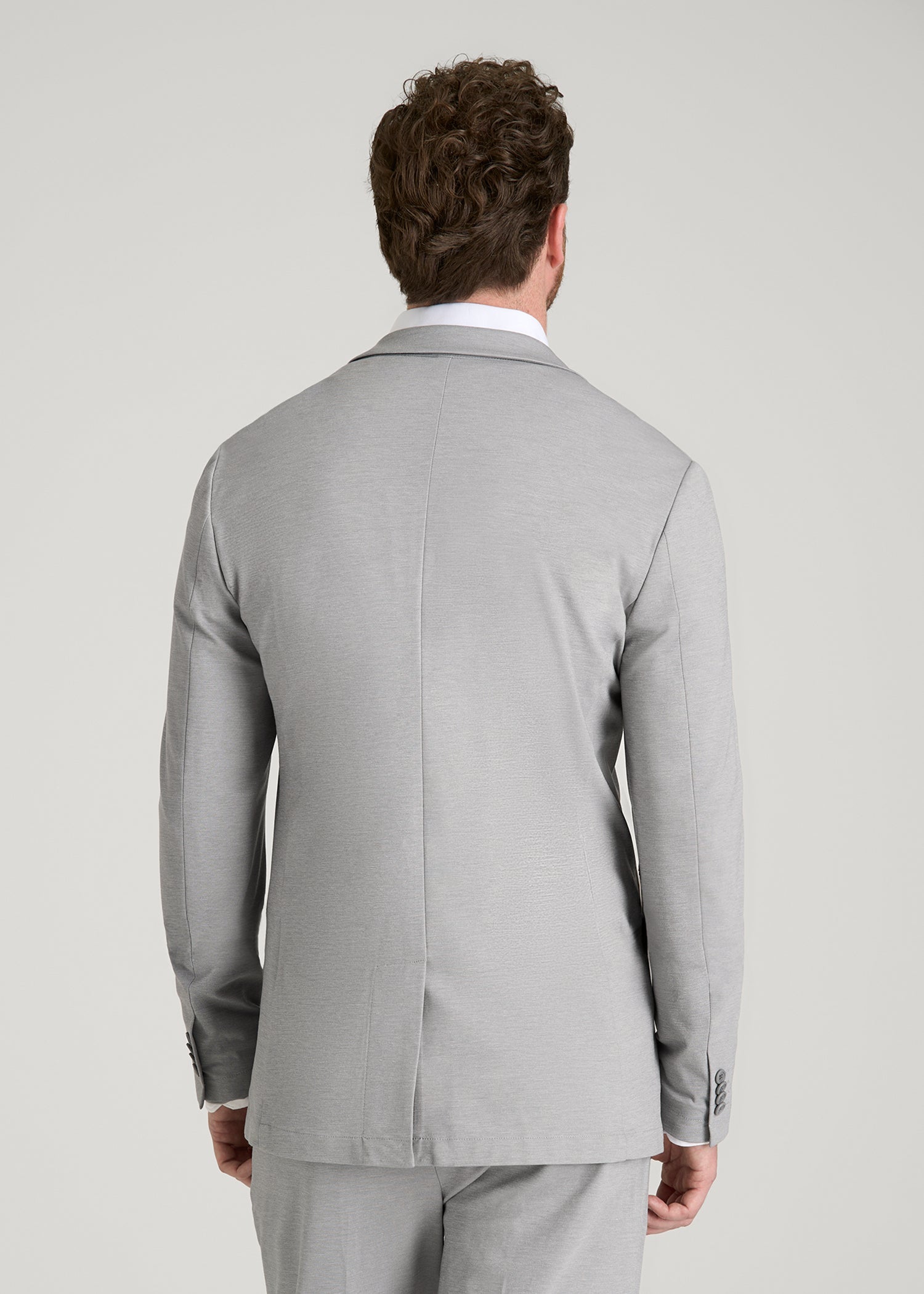 American Tall Online Shop | Flex Tech Suit Jacket for Tall Men in Ice Grey Nailhead