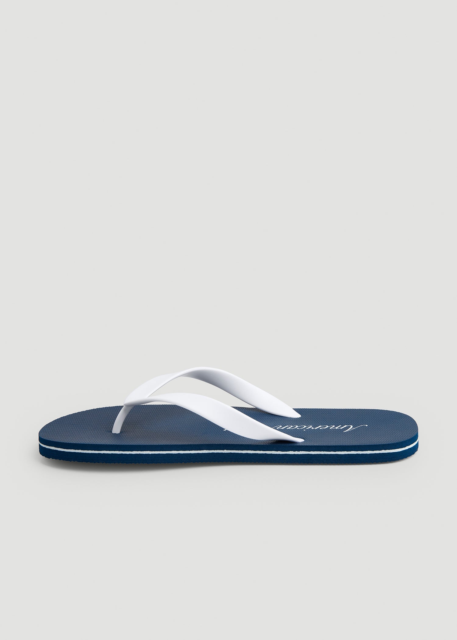American Tall Outlet | Men's Flip-Flop in Navy Blue/White