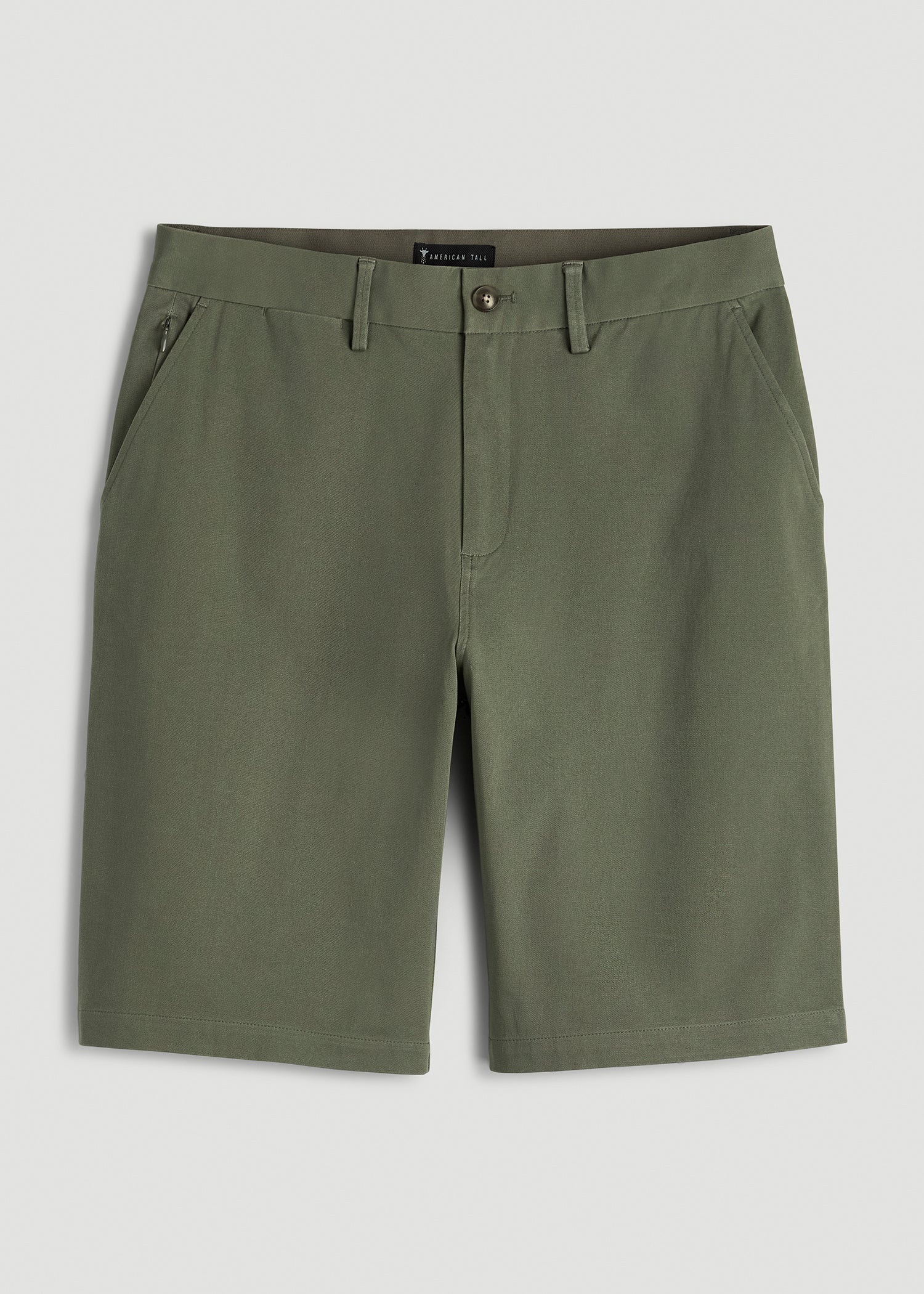 American Tall Online | Stretch Commuter Chino Short for Tall Men in Olive