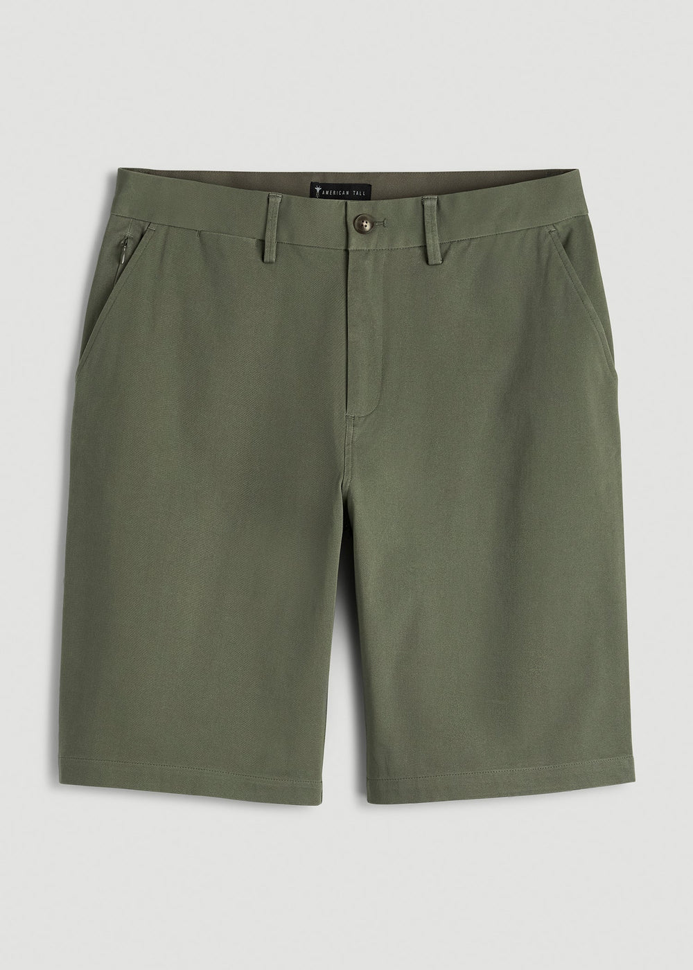 American Tall Online | Stretch Commuter Chino Short for Tall Men in Olive