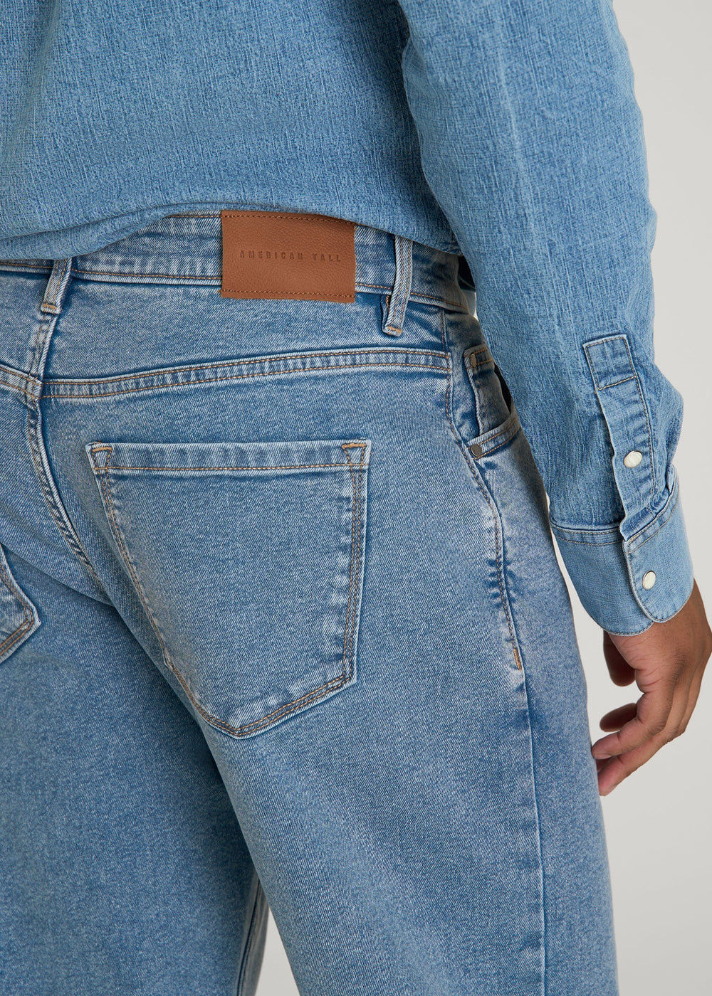 American Tall Outlet | Mason Relaxed Fit Jeans for Tall Men in Perfect Blue