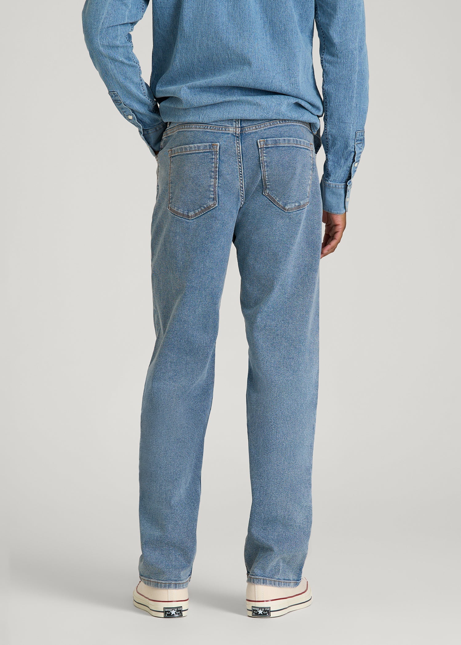 American Tall Outlet | Mason Relaxed Fit Jeans for Tall Men in Perfect Blue