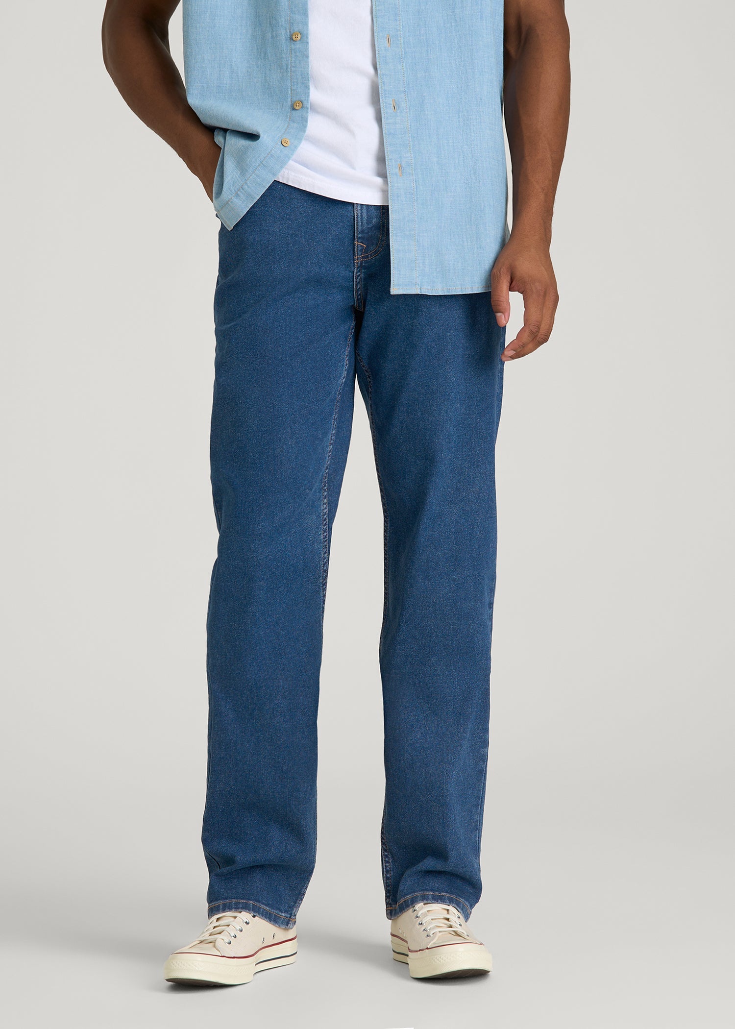 American Tall For Sale | J1 STRAIGHT LEG Jeans for Tall Men in New Colorado Blue