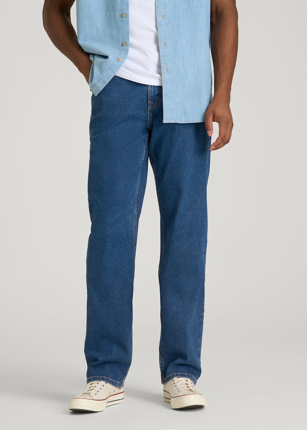 American Tall For Sale | J1 STRAIGHT LEG Jeans for Tall Men in New Colorado Blue