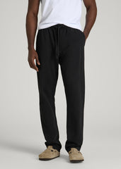 American Tall Online | Everyday French Terry Straight Leg Sweatpants for Tall Men in Black