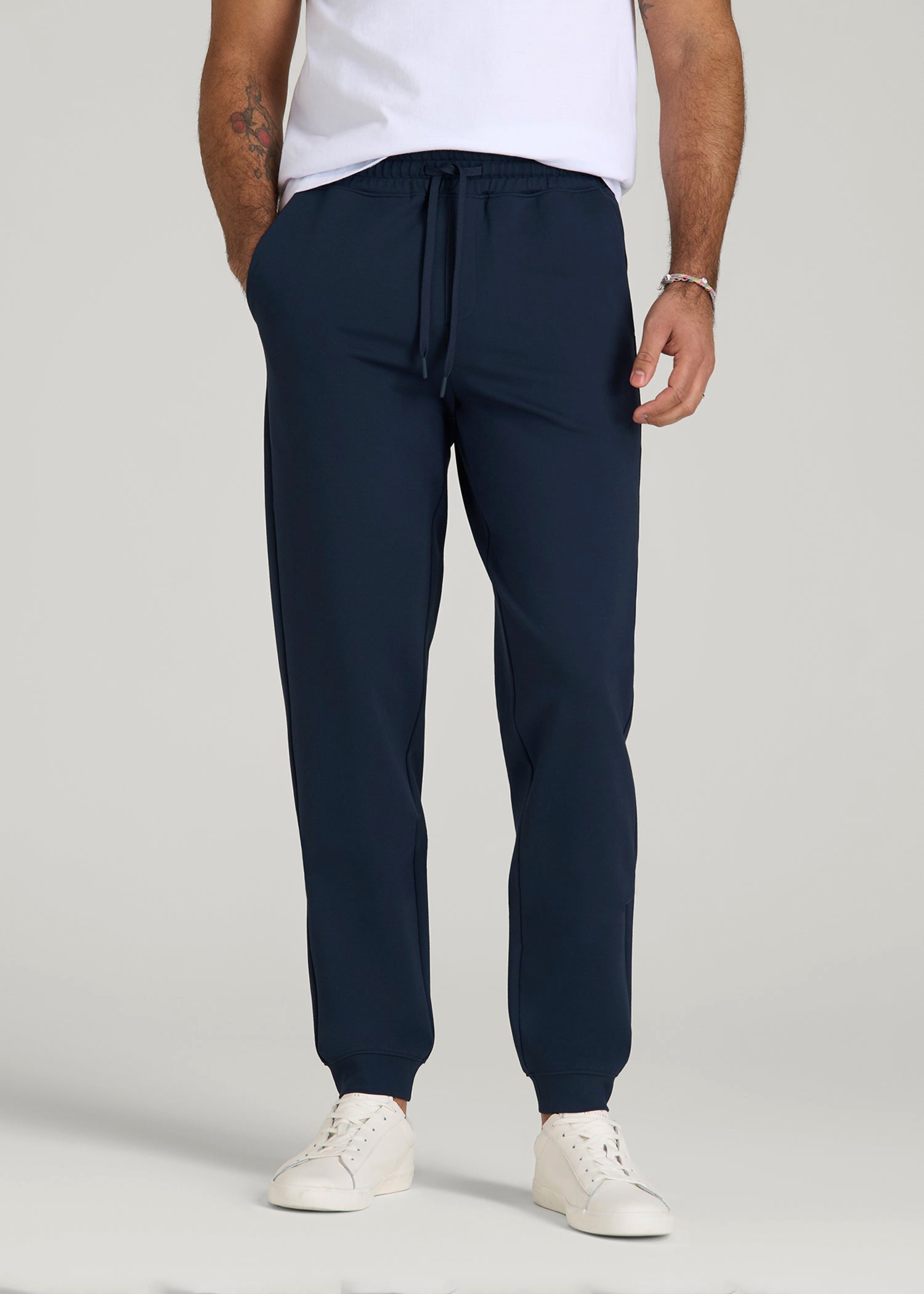 American Tall Sale | Soft Flex Ponte Jogger for Tall Men in Navy