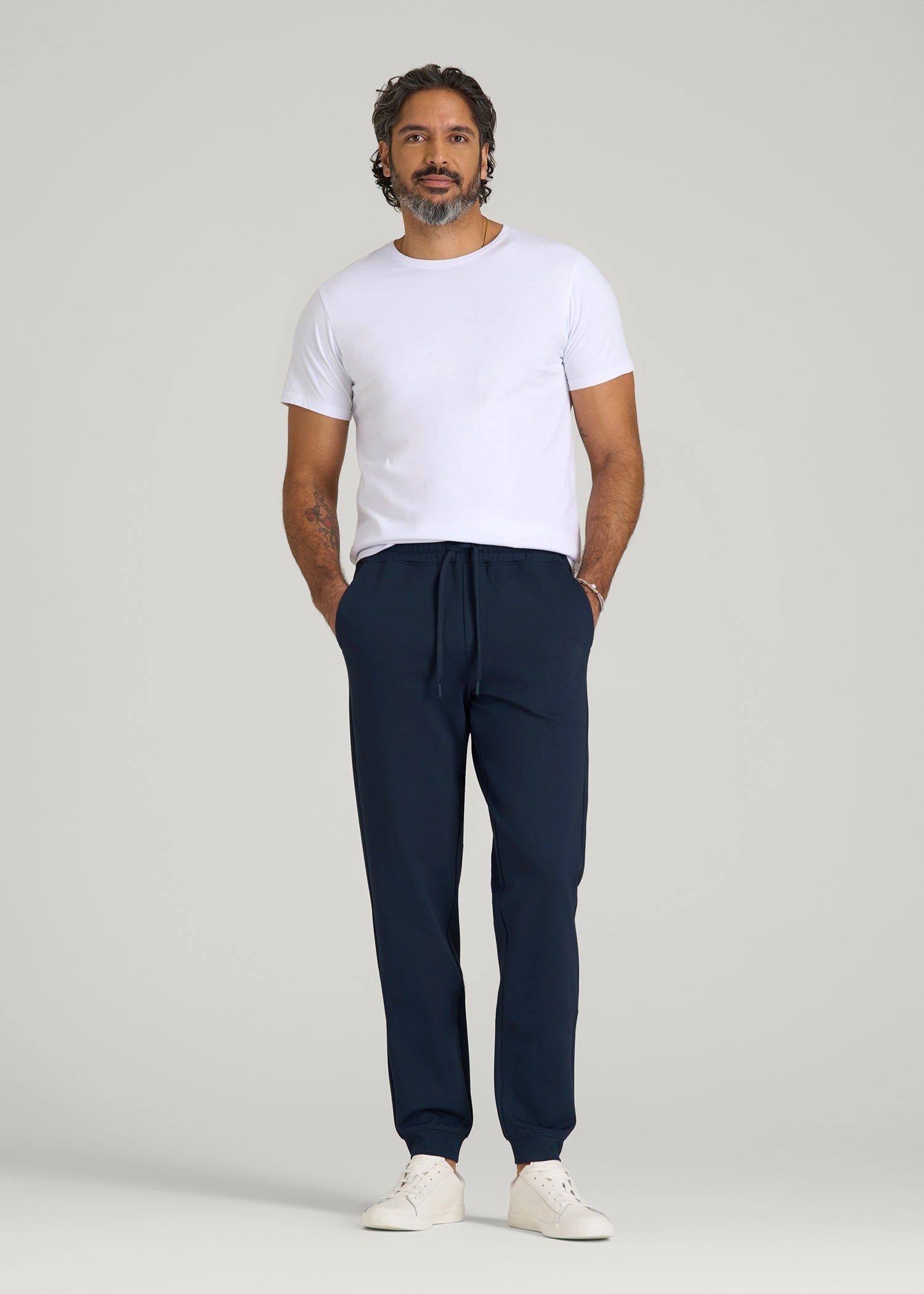 American Tall Sale | Soft Flex Ponte Jogger for Tall Men in Navy
