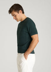 American Tall Online | Terry Cotton Pocket Tee for Tall Men in Emerald