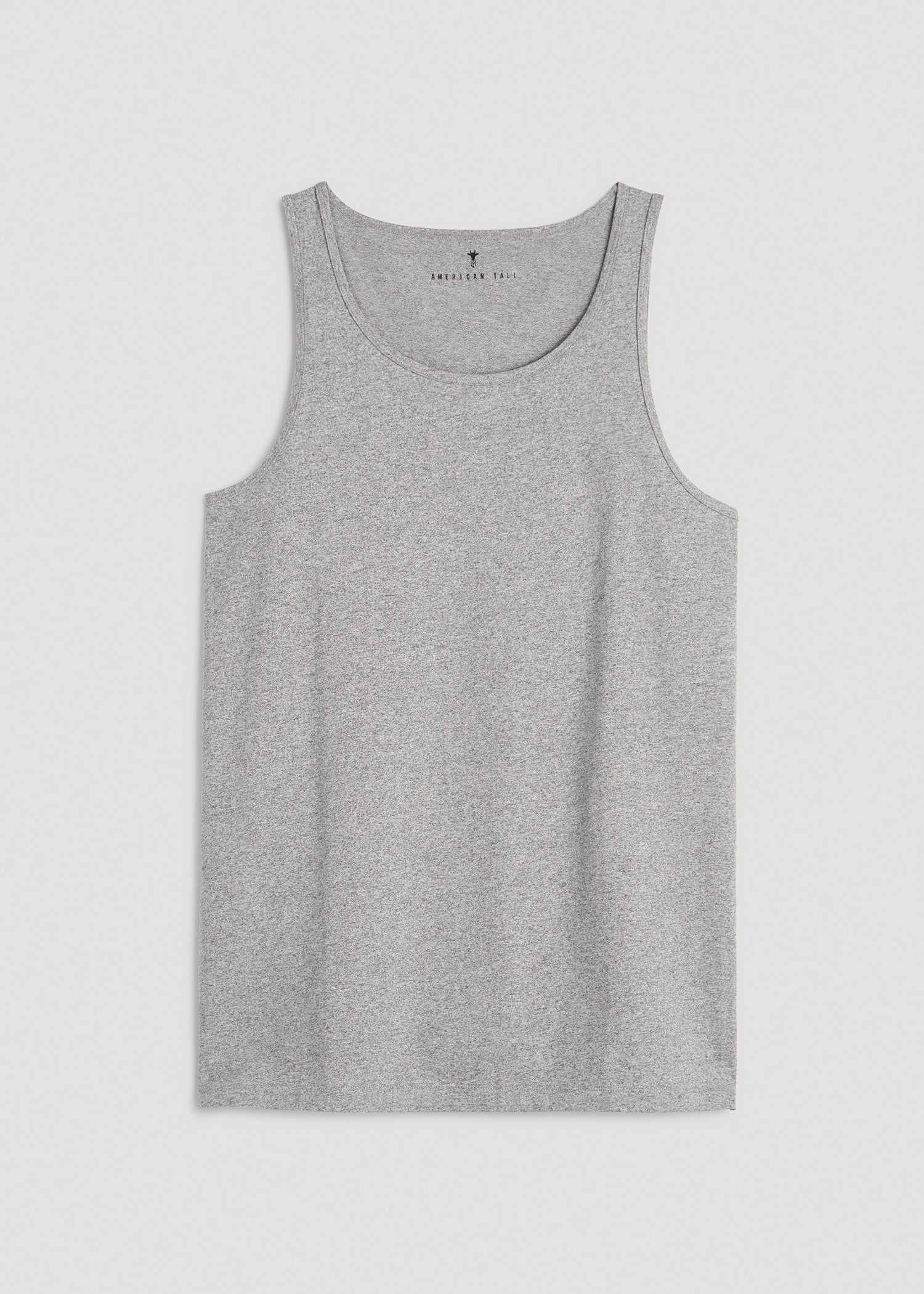 American Tall Sale | Core Cotton Tank for Tall Men in Heathered Grey