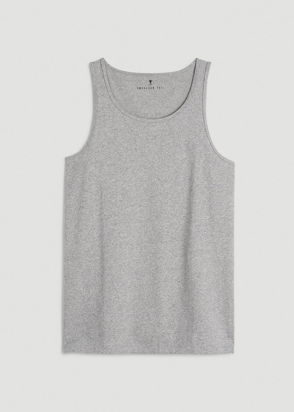 American Tall Sale | Core Cotton Tank for Tall Men in Heathered Grey